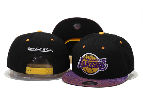 NBA Los Angeles Lakers MN Snapback Hat #80